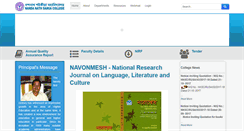 Desktop Screenshot of nnsaikiacollege.org